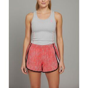 Under Armour Womens Heatgear Fitted Athletic Shorts M Pink/Black Abstract Design